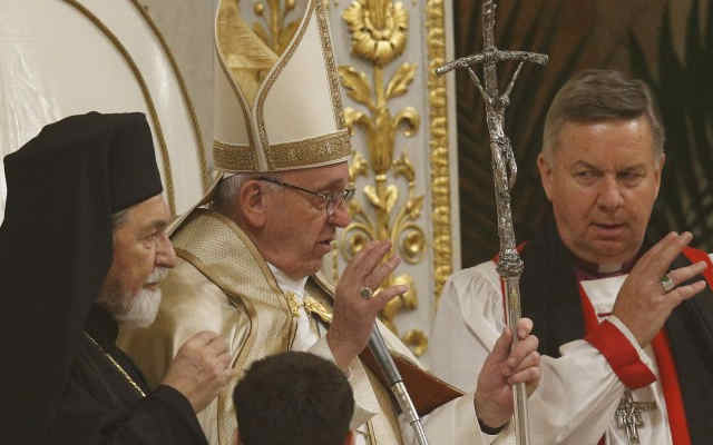 Orthodox, Catholic and Anglican top officials together